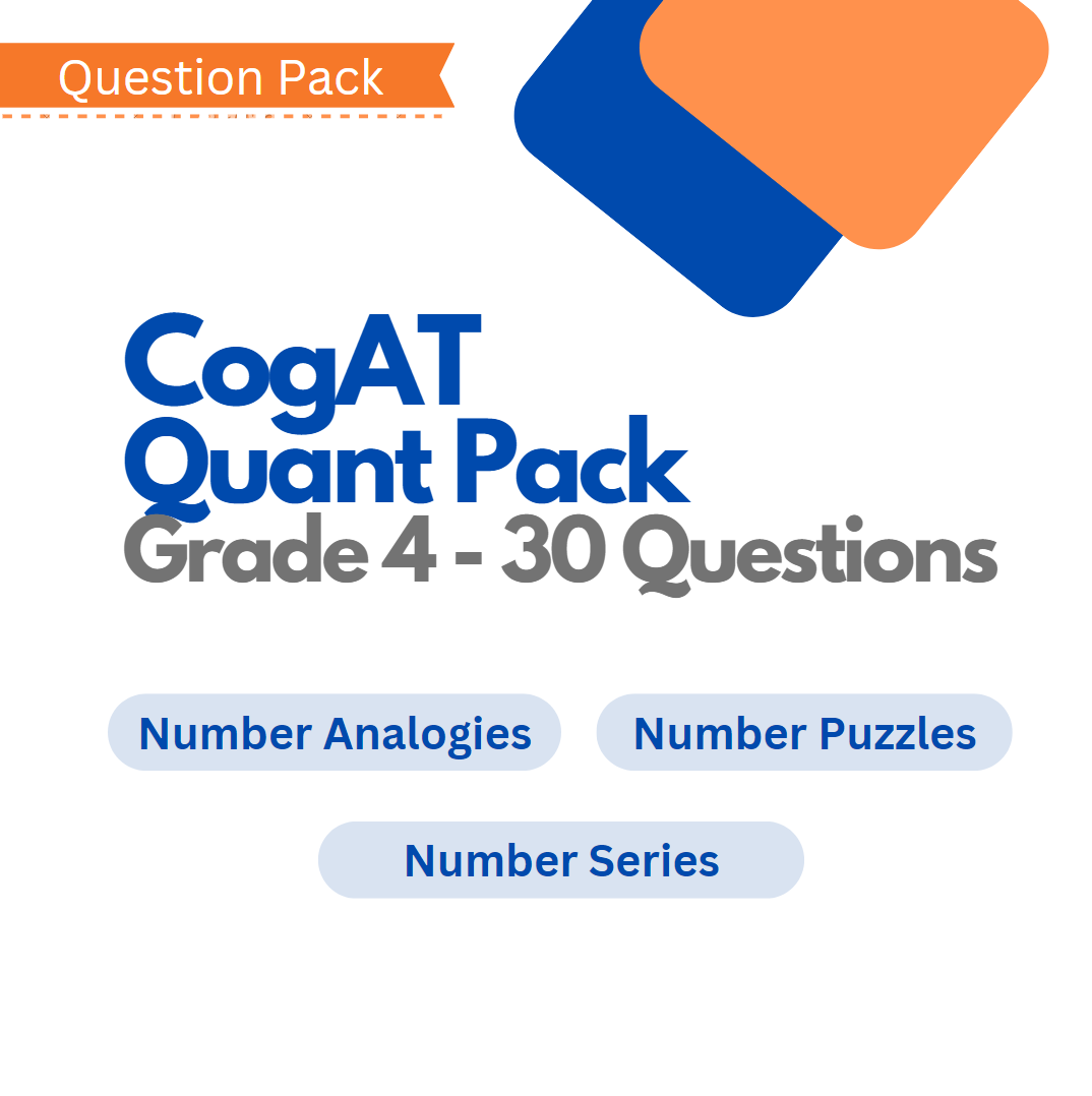 CogAT Quant Questions Grade 4